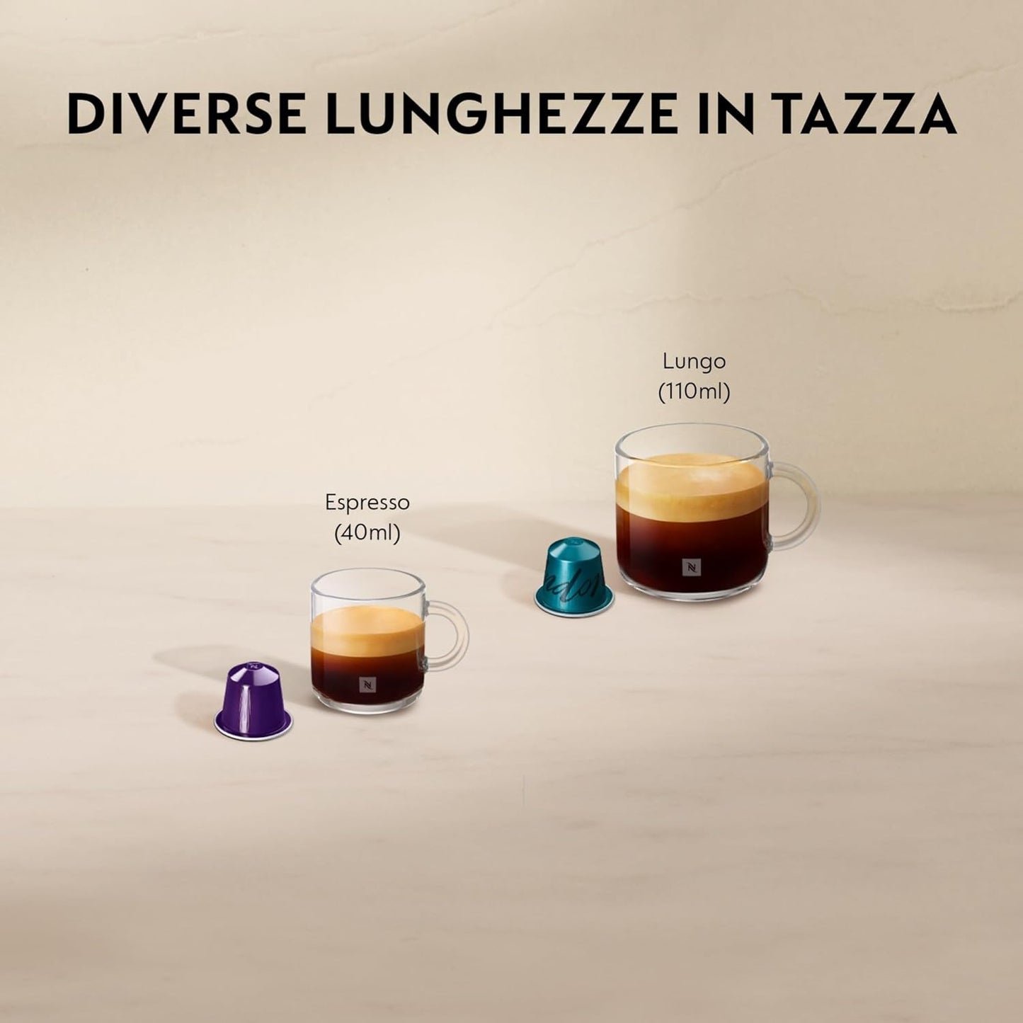 Nespresso Inissia EN80.B (De'Longhi) - Macchina da Caffè Espresso a Capsule