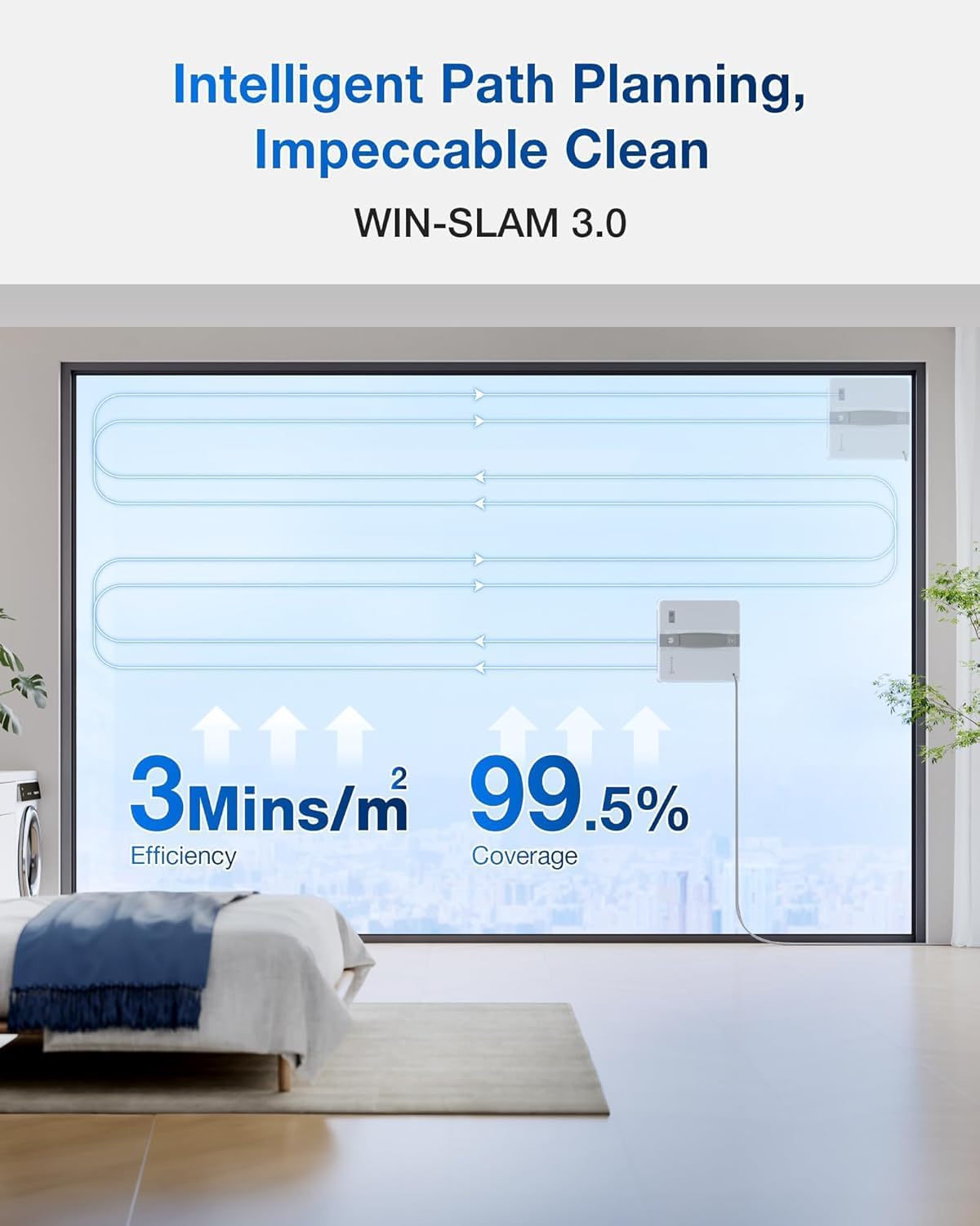 Robot Lavavetri ECOVACS WINBOT W2 OMNI con Stazione Portatile
