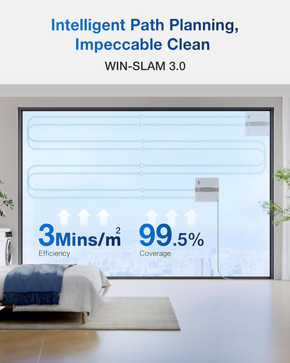 Robot Lavavetri ECOVACS WINBOT W2 OMNI con Stazione Portatile