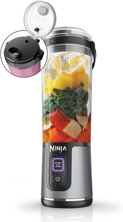 Ninja Blast BC151EUBK Frullatore Portatile Ricaricabile USB-C per Smoothie e Shake