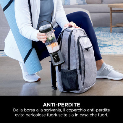 Ninja Blast BC151EUBK Frullatore Portatile Ricaricabile USB-C per Smoothie e Shake