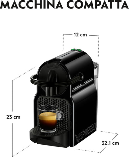 Nespresso Inissia EN80.B (De'Longhi) - Macchina da Caffè Espresso a Capsule