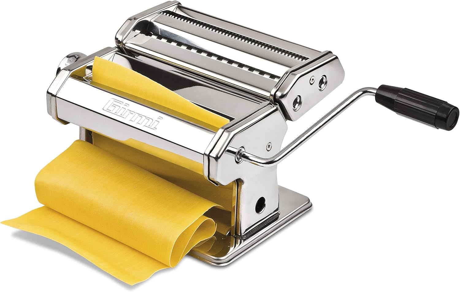 Girmi IM90 Macchina per la Pasta Manuale in Acciaio Inossidabile con 9 Regolazioni di Spessore
