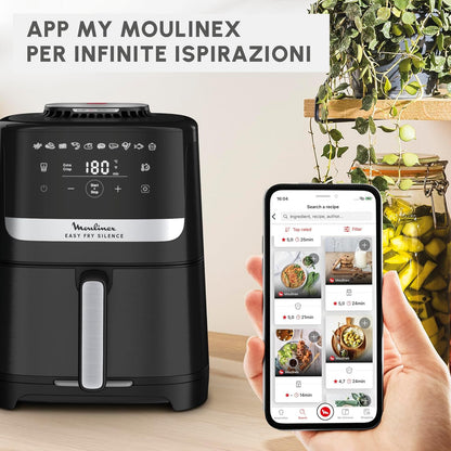 Lavastoviglie Moulinex Silence con Touchscreen Digitale – Programmi Automatici, Ultra Silenziosa, Design Moderno ed Efficienza Energetica